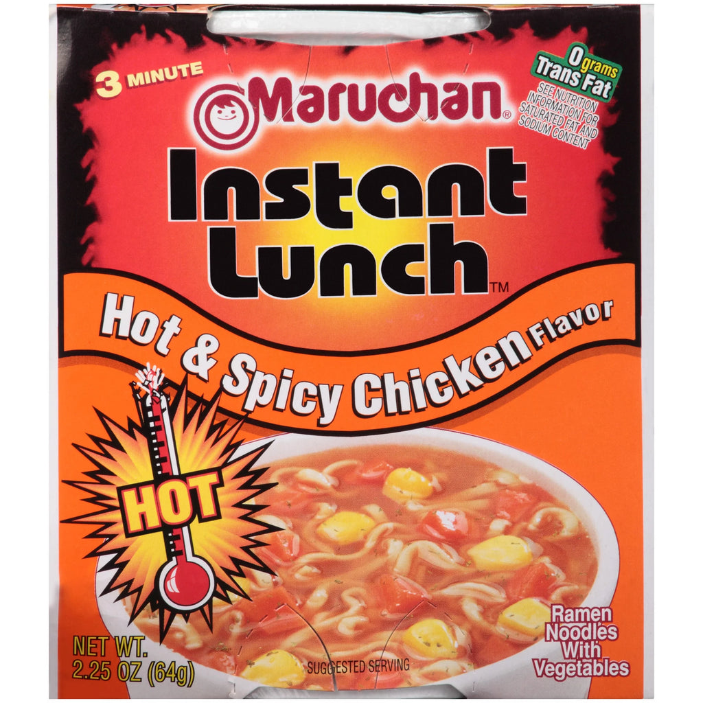Hot and Spicy Chicken Instant Lunch 2.25 oz 12 Ct W1236