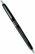 Retractable Black Barrel Medium Point Ball Point Pen, Black Ink, Pack of 36 D389242
