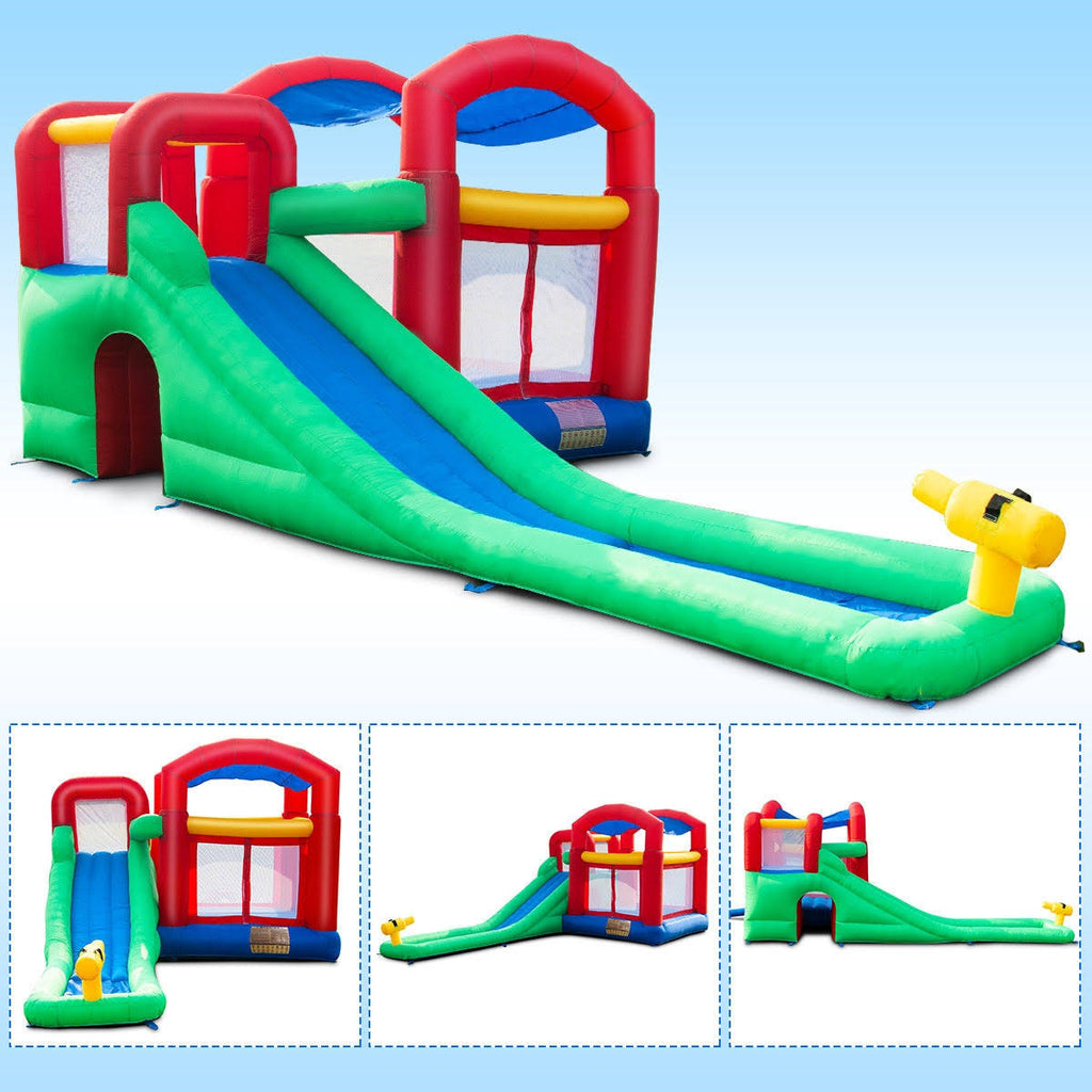 Inflatable Moonwalk Slide Bounce House with Storage Bag K7006