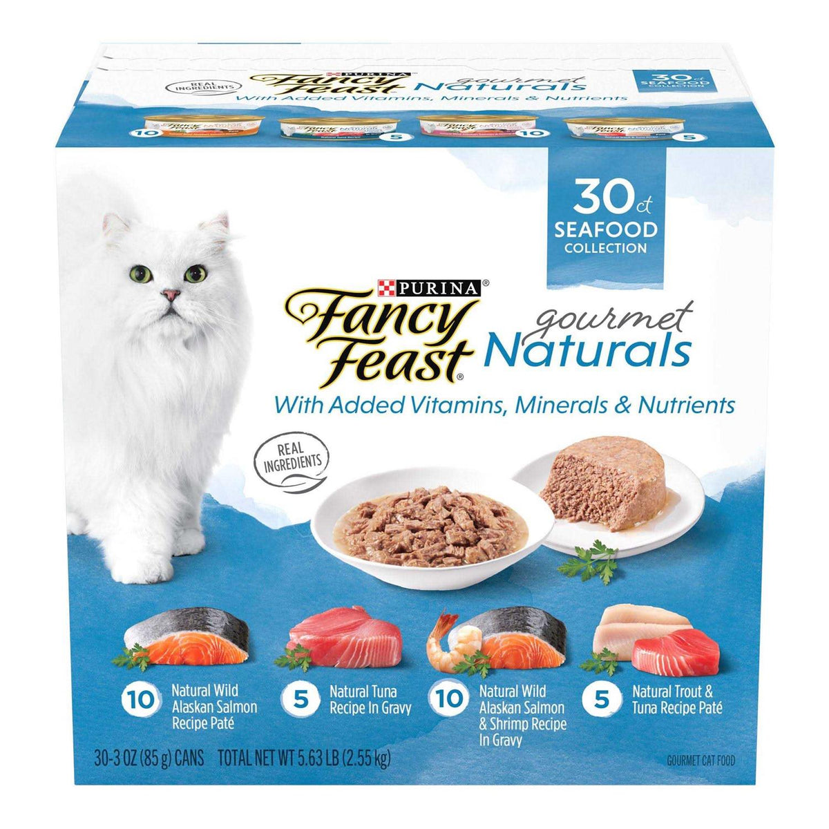 Wet Cat Food Variety Pack Seafood Q6909
