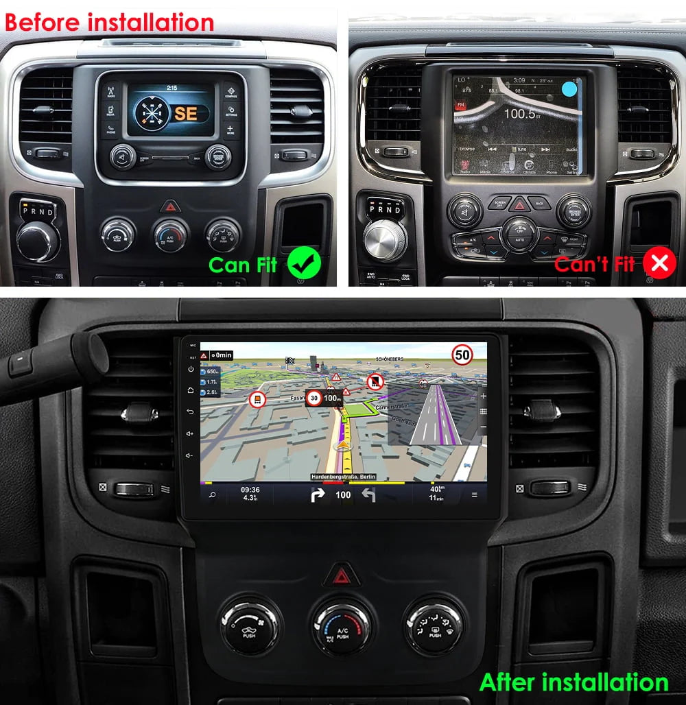 Android 12 Car Stereo GPS Navigation 2+32GB Radio Head Unit G914