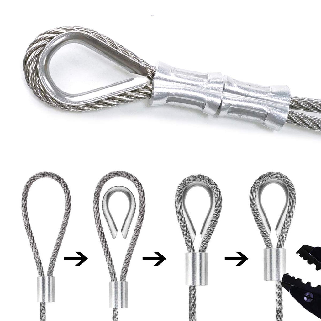1/8 Cable Railing Kit with 400ft Stainless Steel Cable Wire S3812