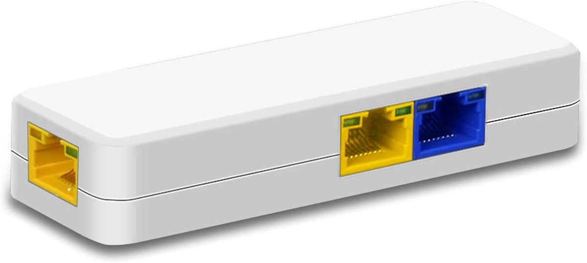PoE Extend Switch, IEEE802.3af/at/bt, PoE++ BT Port 60W Output, Cascade 3-4 Times, Distance Extend 130M, Plug&Play W3744
