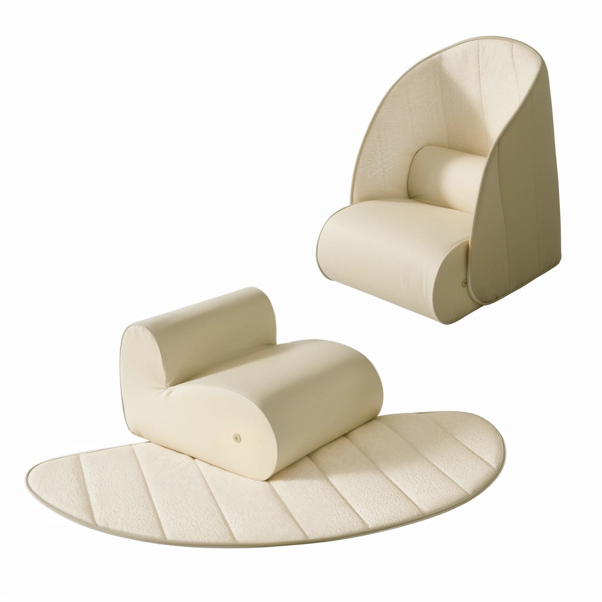 Creative Kids Floor Cushion Sofa Chair with Removable Blanket G15793