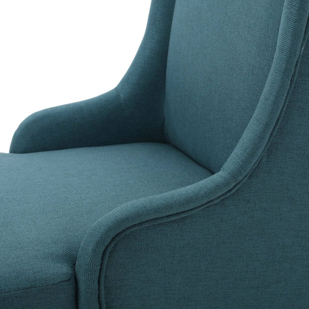 Teal Fabric Dining Chair A691