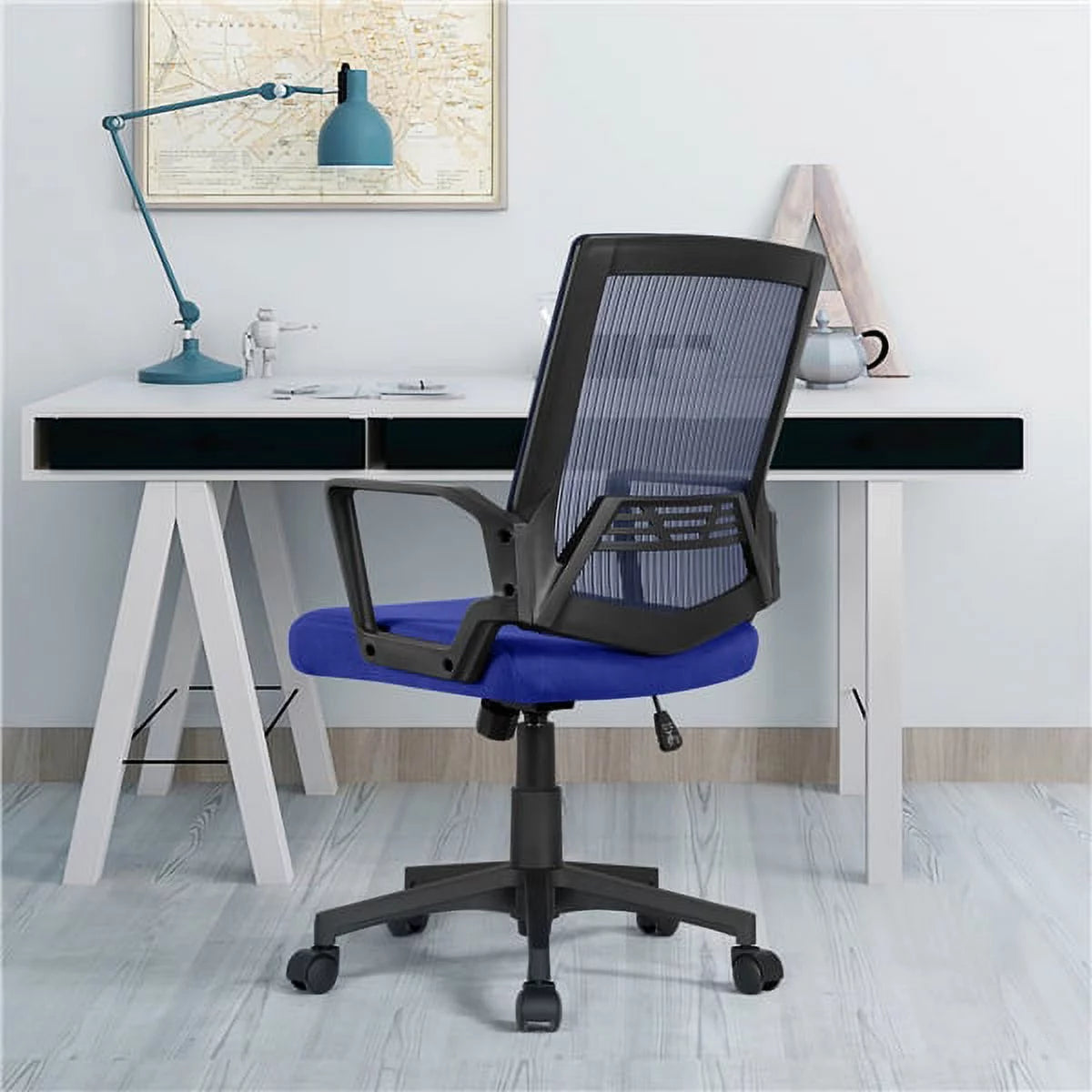 Blue Mesh Ergonomic Office Chair F39791