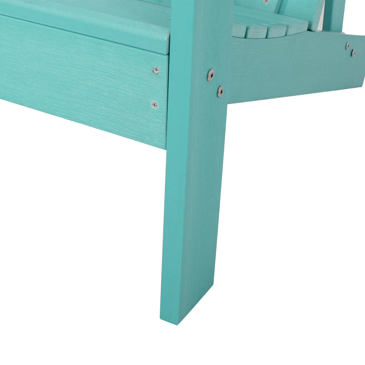 Teal Faux Wood Outdoor Adirondack Chair Z4975
