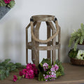 Wood Candle Holder X923