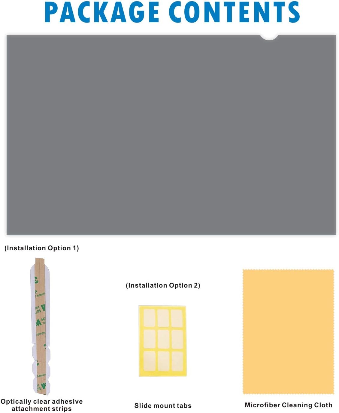 19.5-Inch Widescreen Privacy Screen Filter Pack of 2 W3758