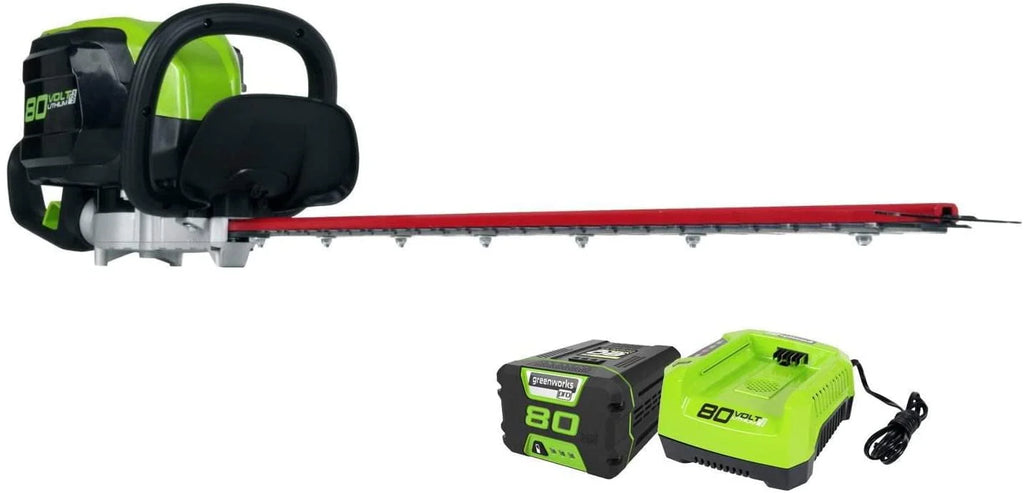 80V 26-inch Cordless Brushless Hedge Trimmer with 2.0 Ah Battery & Charger R7740