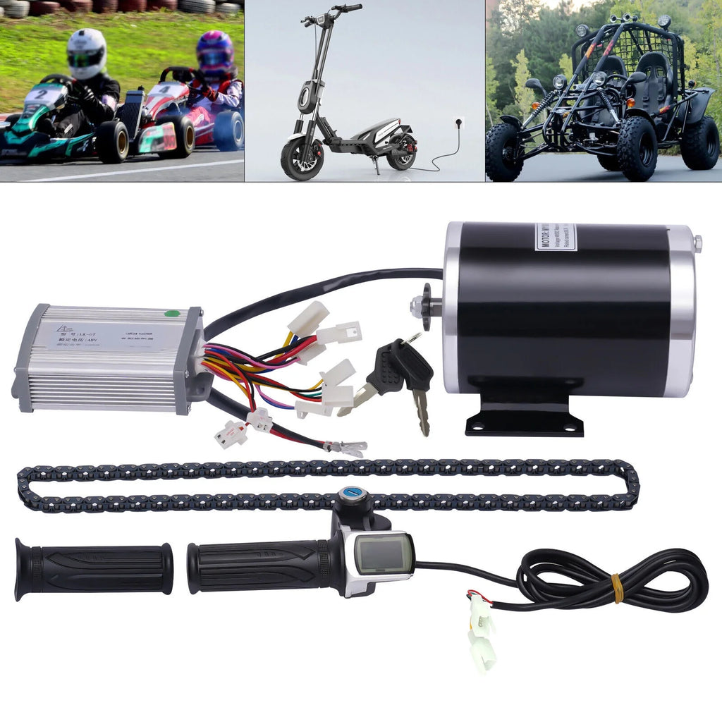48V 3 Speed Gears Brush Electric Bicycle Conversion Kit T854510