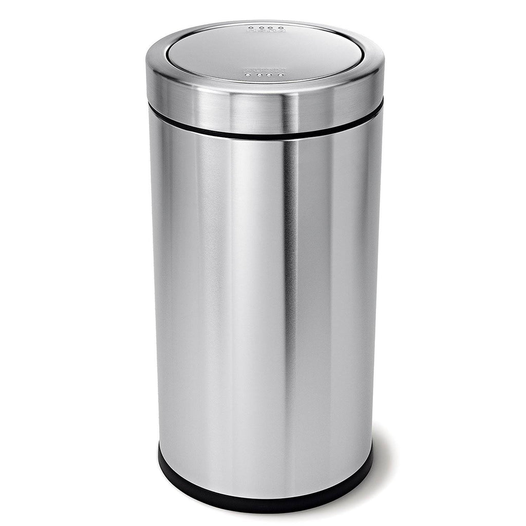 Brushed Stainless Steel Swing Top Bin A75714