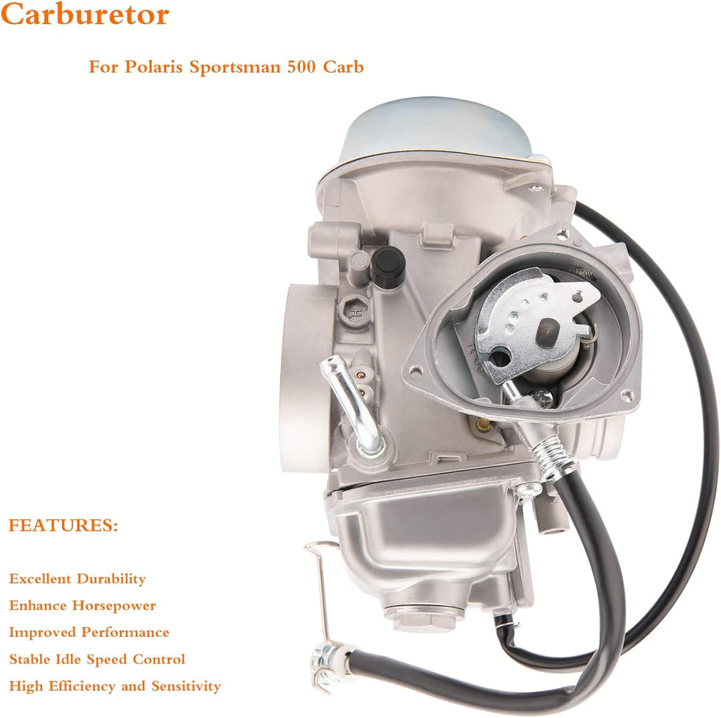 Carburetor for Polaris Sportsman 500 HO 4X4 2001-2005 & 2010-2012, Scrambler 500 4x4 1997-2009, Trail Boss 325 2000-2002 ATV Y102223