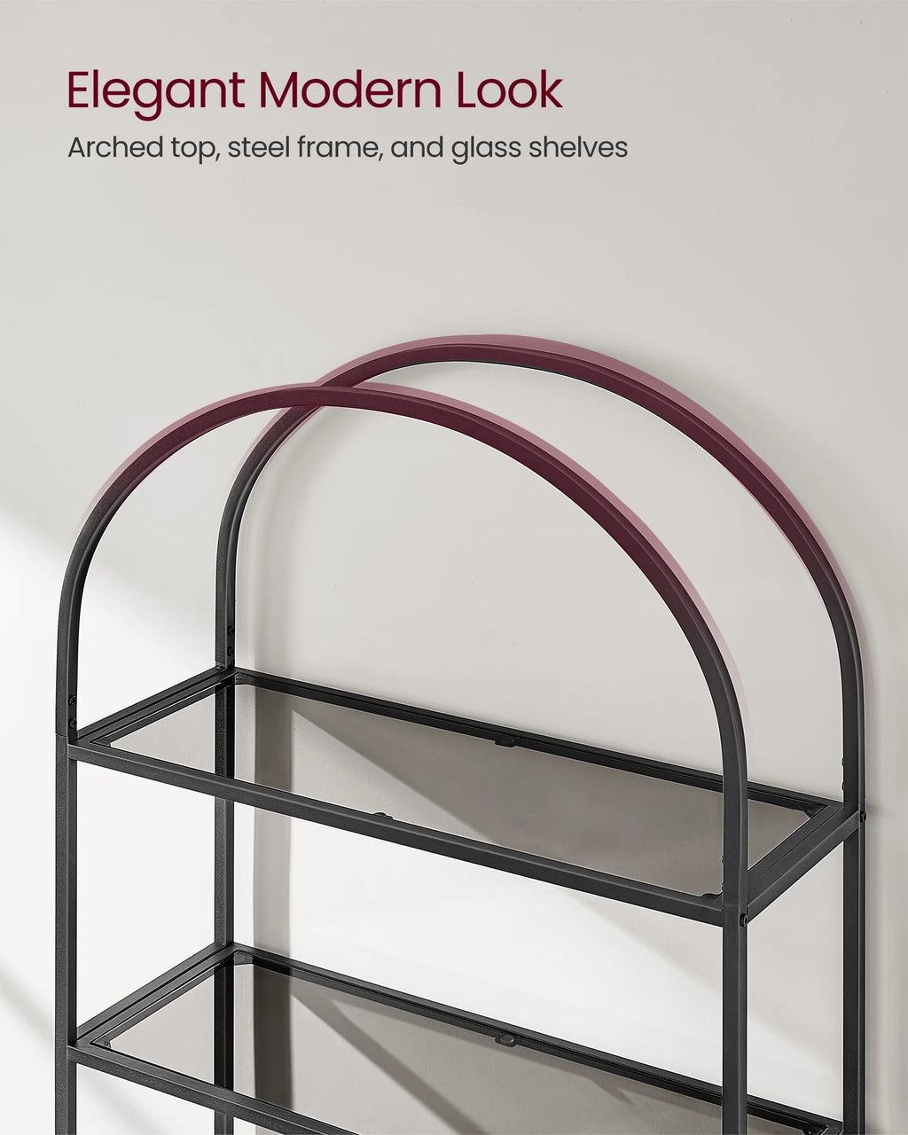 5-Tier Metal Bookcase A302