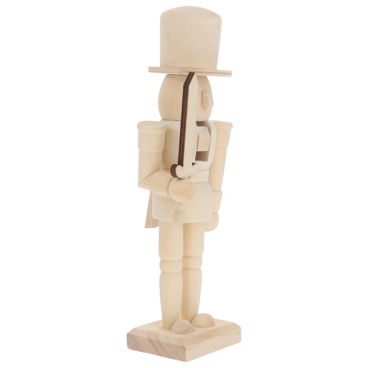 11 Pc Wooden Nutcracker Ornament Bamboo Child J4220