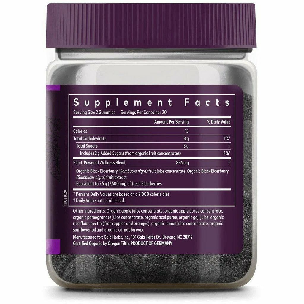 Black Elderberry Adult Daily Gummies O770