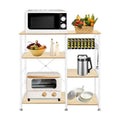 White Oak 3-Tier Metal Baker's Rack D4359