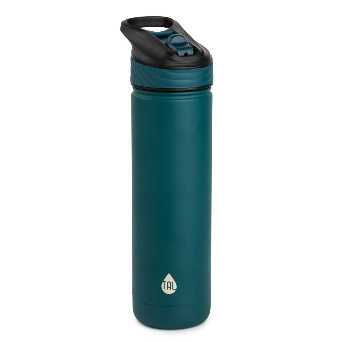 Stainless Steel Water Bottle with Straw 26 oz, Black D965450