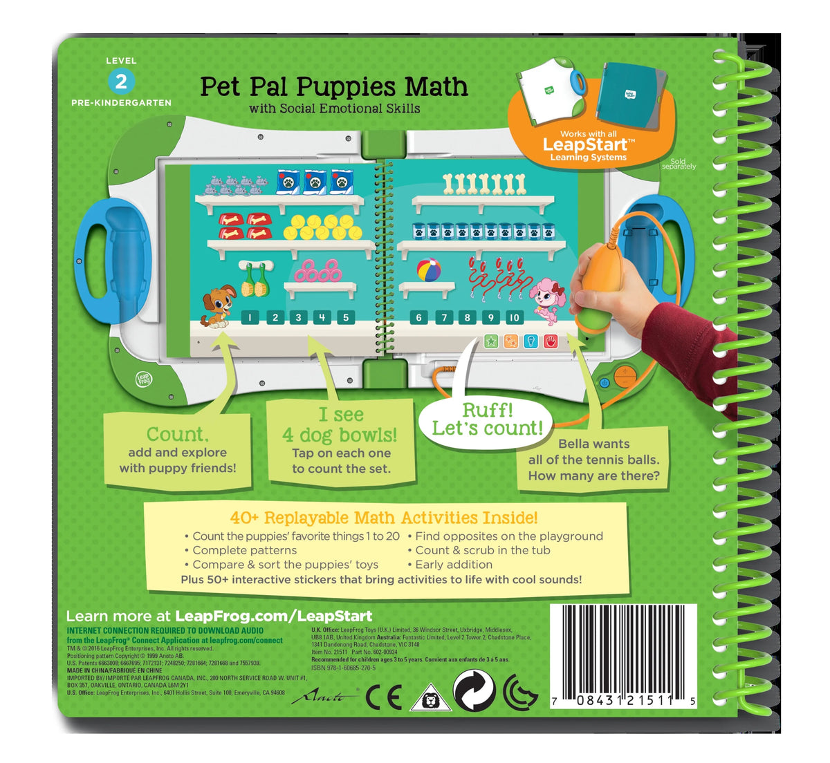 Pre-Kindergarten Math Activity Book U506184