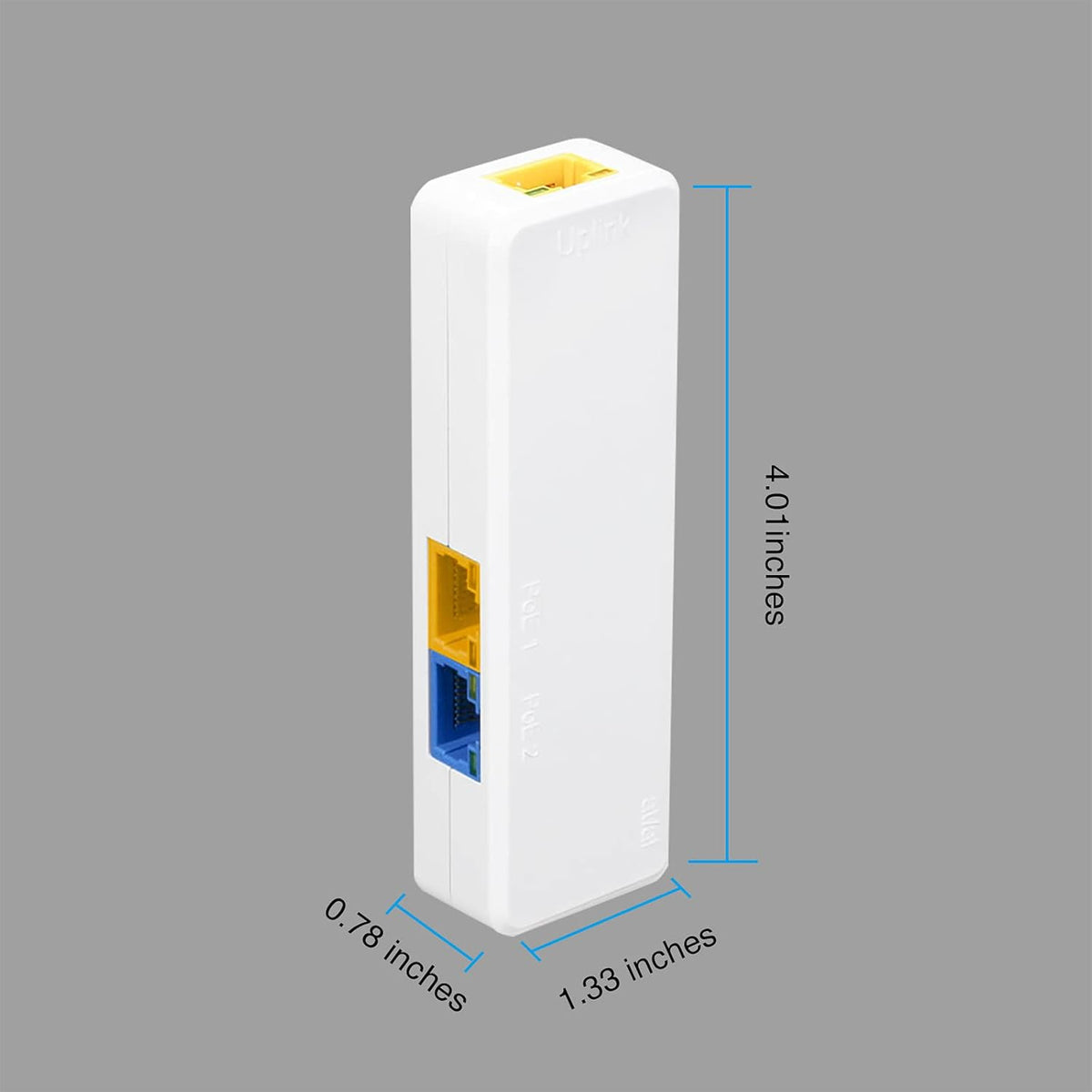 PoE Extend Switch, IEEE802.3af/at/bt, PoE++ BT Port 60W Output, Cascade 3-4 Times, Distance Extend 130M, Plug&Play W3744