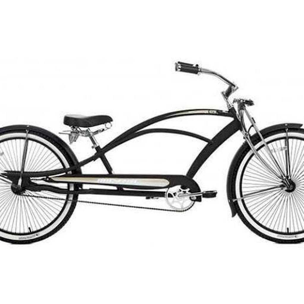 26" Matte Black Beach Cruiser Bicycle E306445