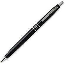 Retractable Black Barrel Medium Point Ball Point Pen, Black Ink, Pack of 36 D389242