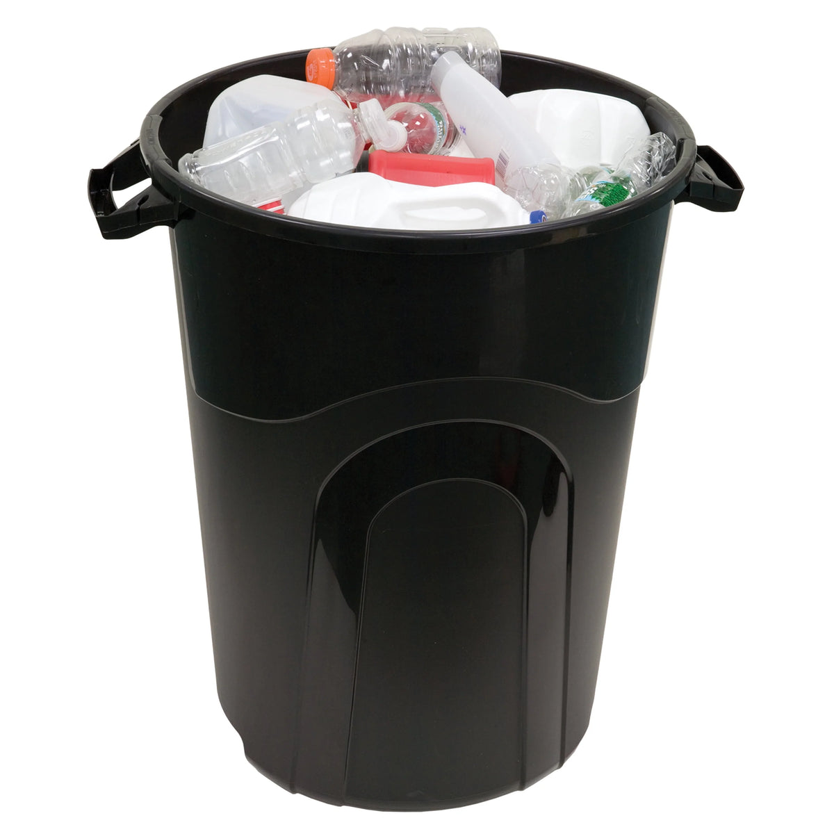 32 Gallon Heavy Duty Plastic Garbage Can with Lid I324