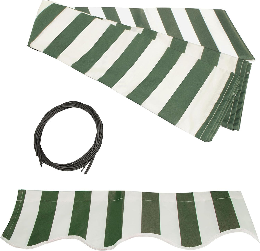 Fabric 10X8 Replacement for Retractable Awning, Sand Pack of 2 L316