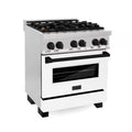 30 in. 4 Burner Dual Fuel Range in Stainless Steel H22615