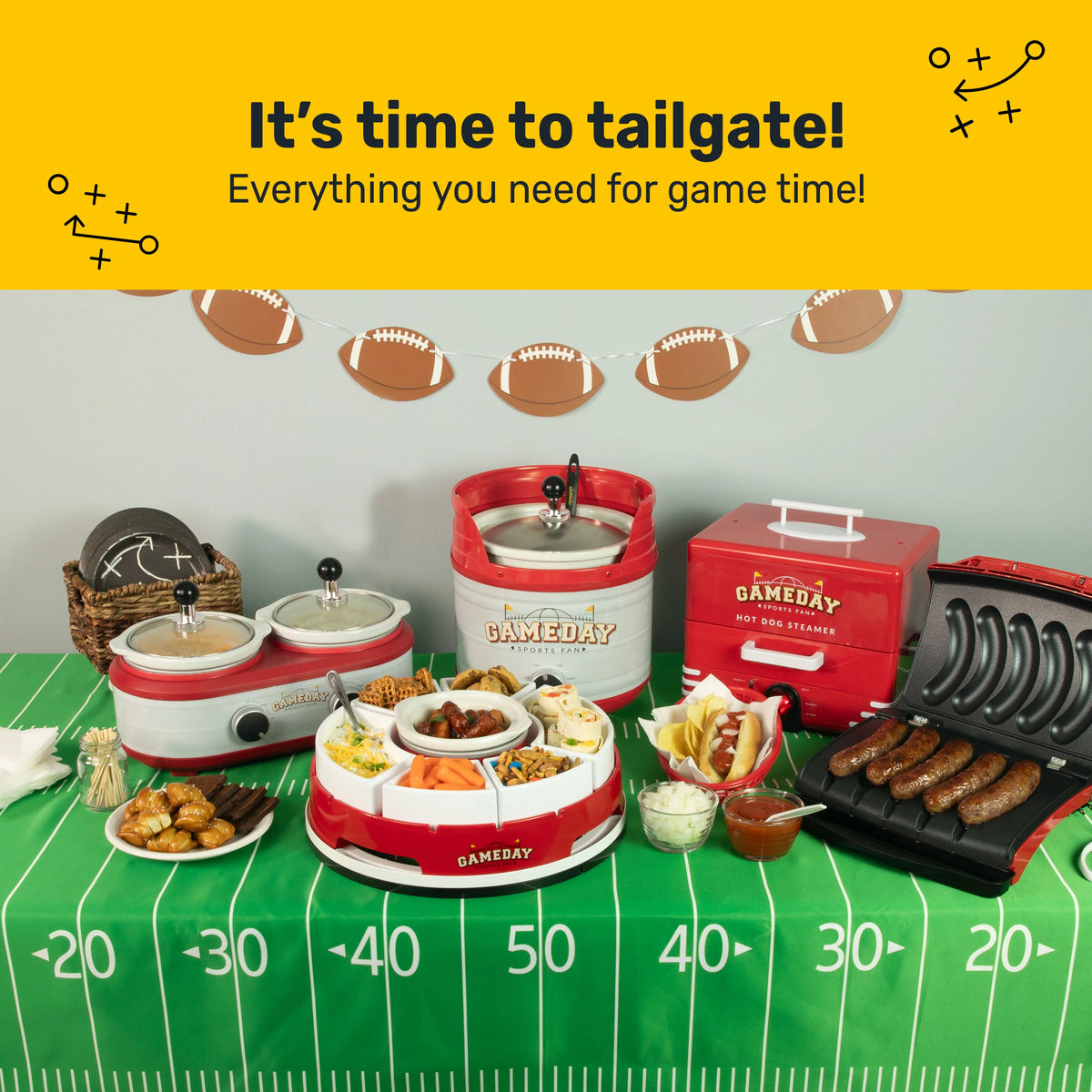 5 Link Electric Sausage and Brat Grill with Oil Drip Tray G93599