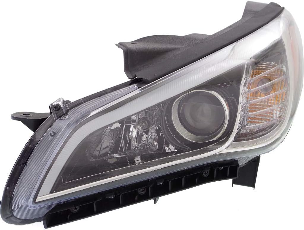 Headlight Assembly Pair Halogen for Hyundai Sonata 2015 2016 2017 H4319