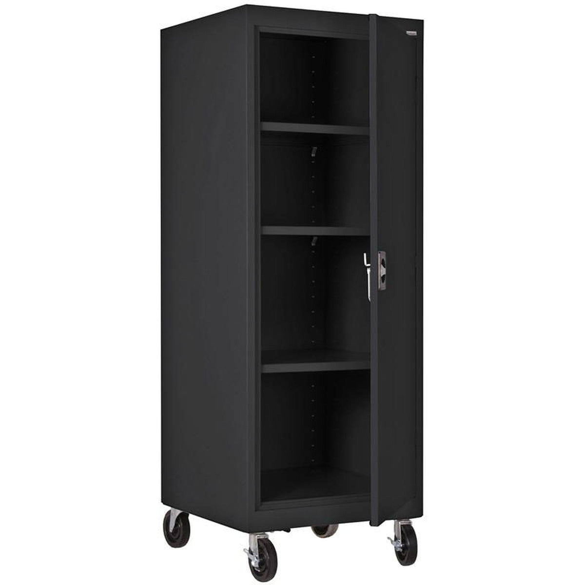 Black Mobile Storage Cabinet J580166