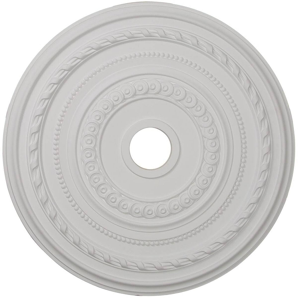 Hand-Painted Brushed Mahogany Ceiling Medallion G87204