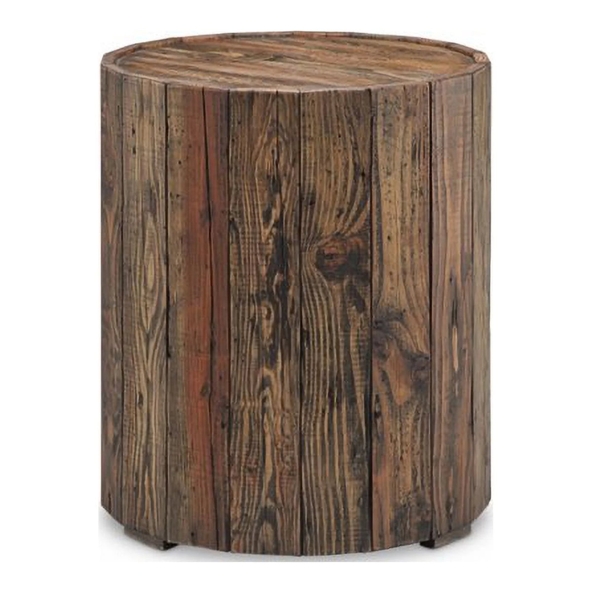 2 Piece Rustic Pine Coffee and End Table Set K159195