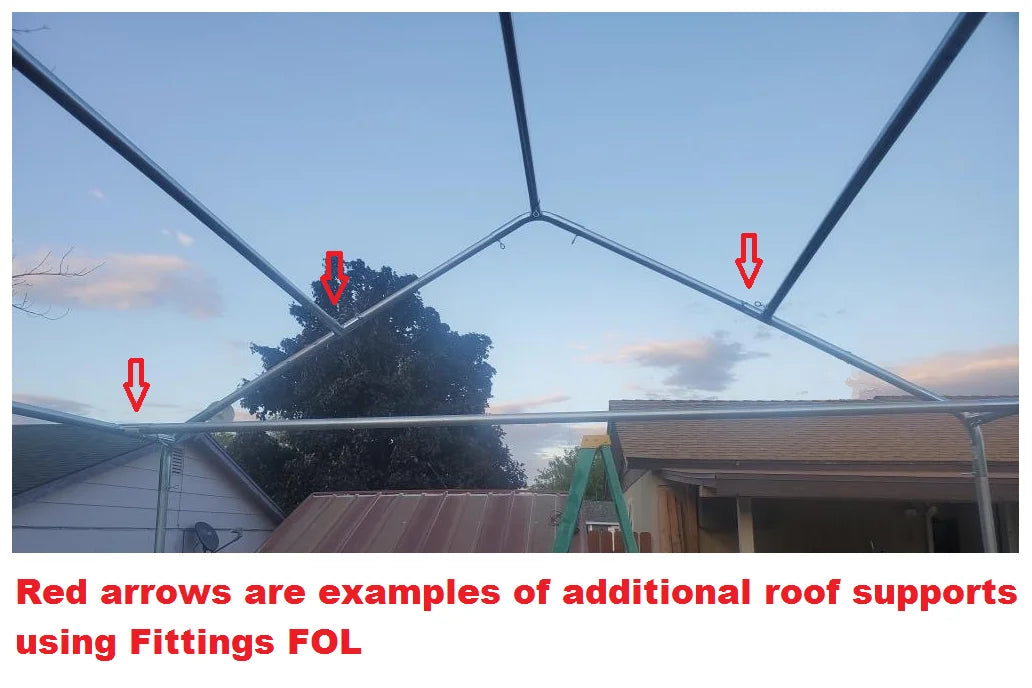 L Shaped Thru Side Wall Canopy Fitting X37406