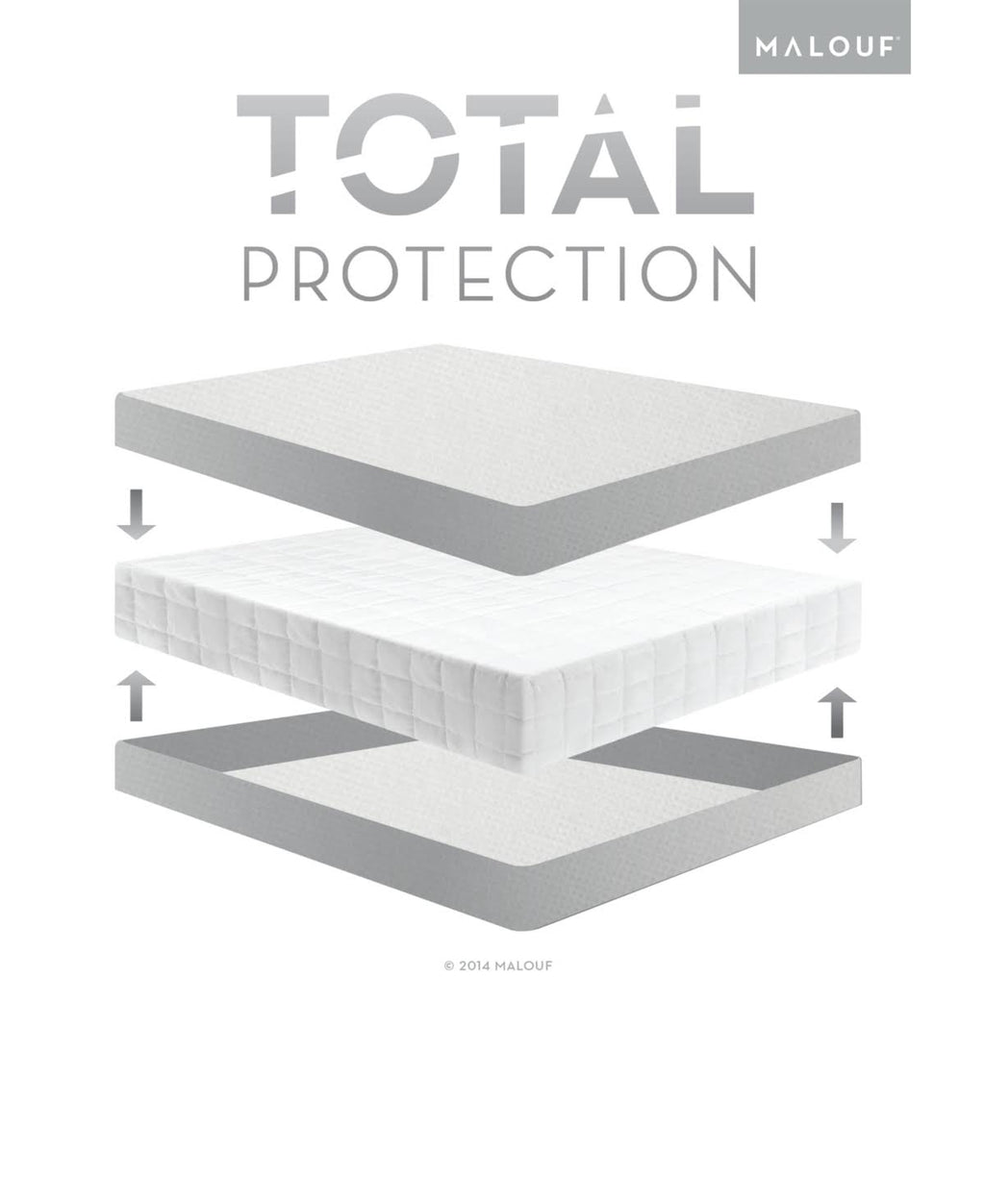 Split Cal King Mattress Protector with Tencel J6499