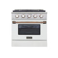 White Dual Fuel Propane Gas Range Z3346