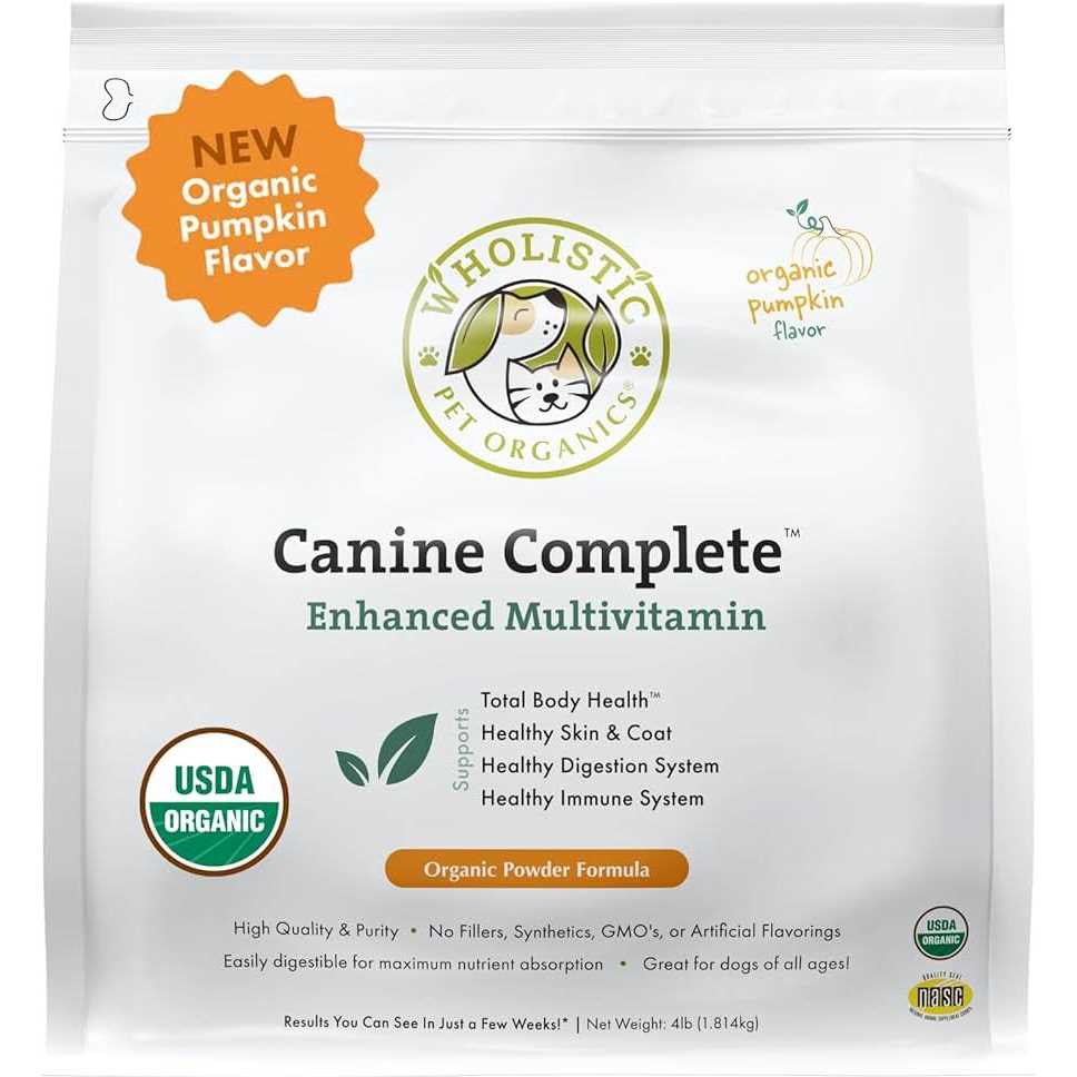 Organic Pumpkin Supplement for Dogs E305