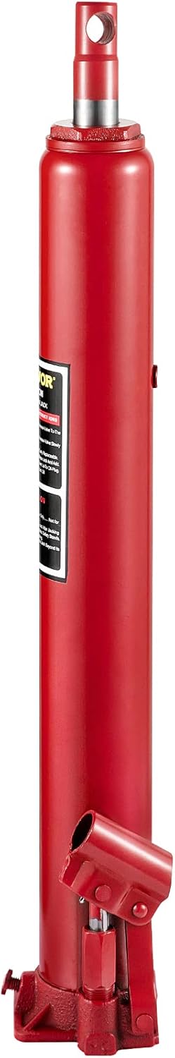 Hydraulic Long Ram Jack, 12 Tons Capacity, Red, Pack of 2 X396