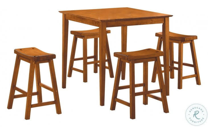 Saddleback Oak Stool Set of 2 Y665644