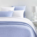 French Blue Linen Duvet Cover Twin D3345