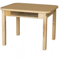 18 x 30 in. Mobile Desk With Hardwood Legs D5172
