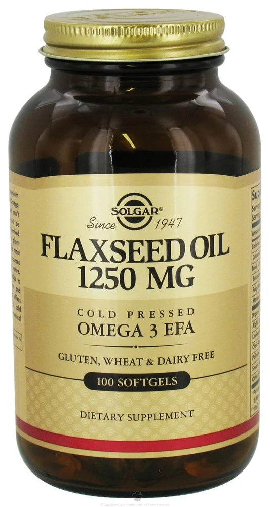 Flaxseed Oil 1250mg 100 SG 3-Pack Y695205