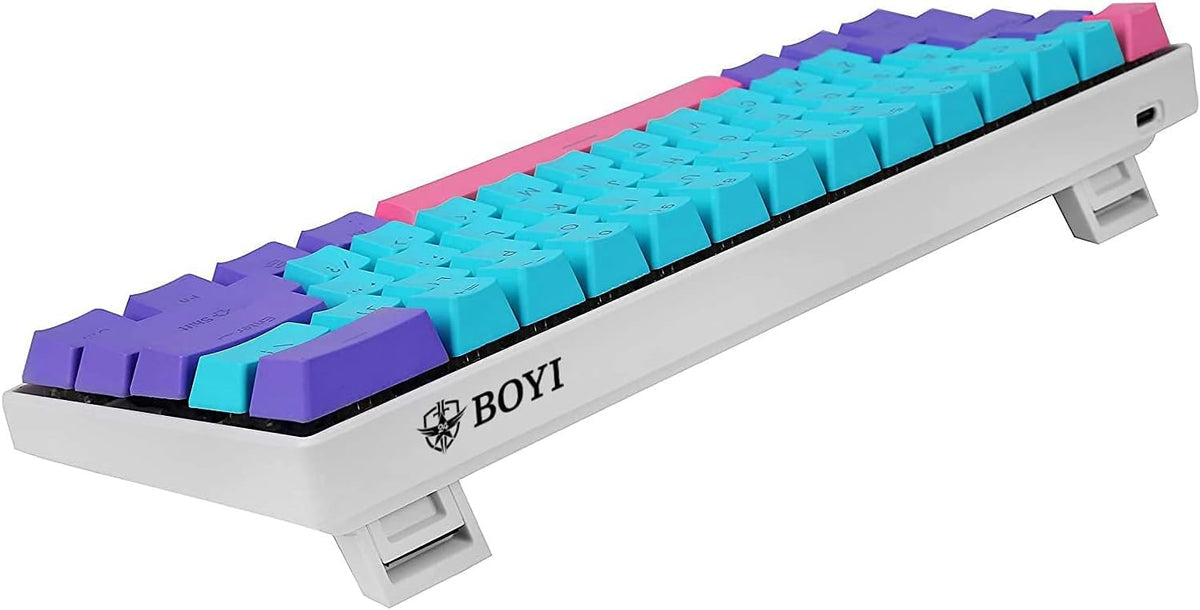 60% Mechanical Gaming Keyboard with Cherry MX Blue Switch O66042