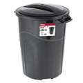 32 Gallon Heavy Duty Plastic Garbage Can with Lid I324