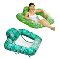 Green + Teal Fern Pool Lounge Chair Float M957964