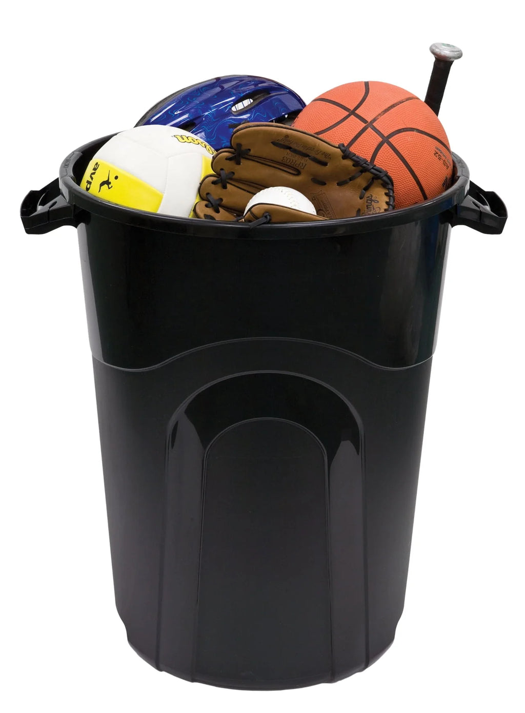 32 Gallon Heavy Duty Plastic Garbage Can with Lid I324