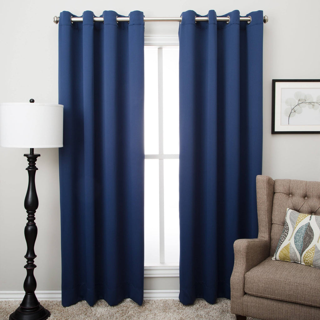 Grey Grommet Panel Pair, 63 Inches C826316