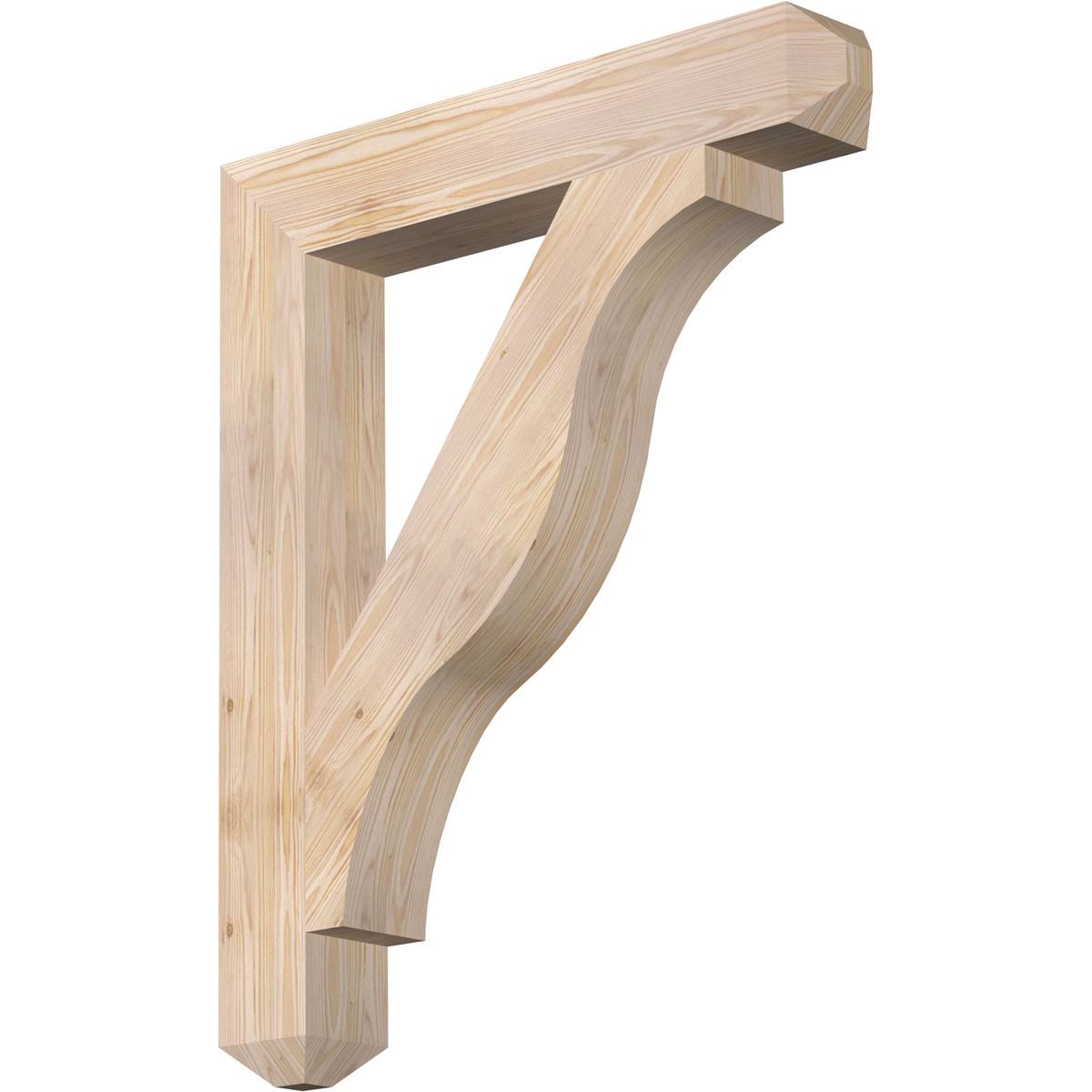 Douglas Fir Smooth Bracket X3482