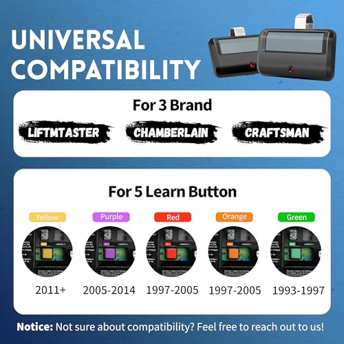 Universal Garage Door Opener Remote W517